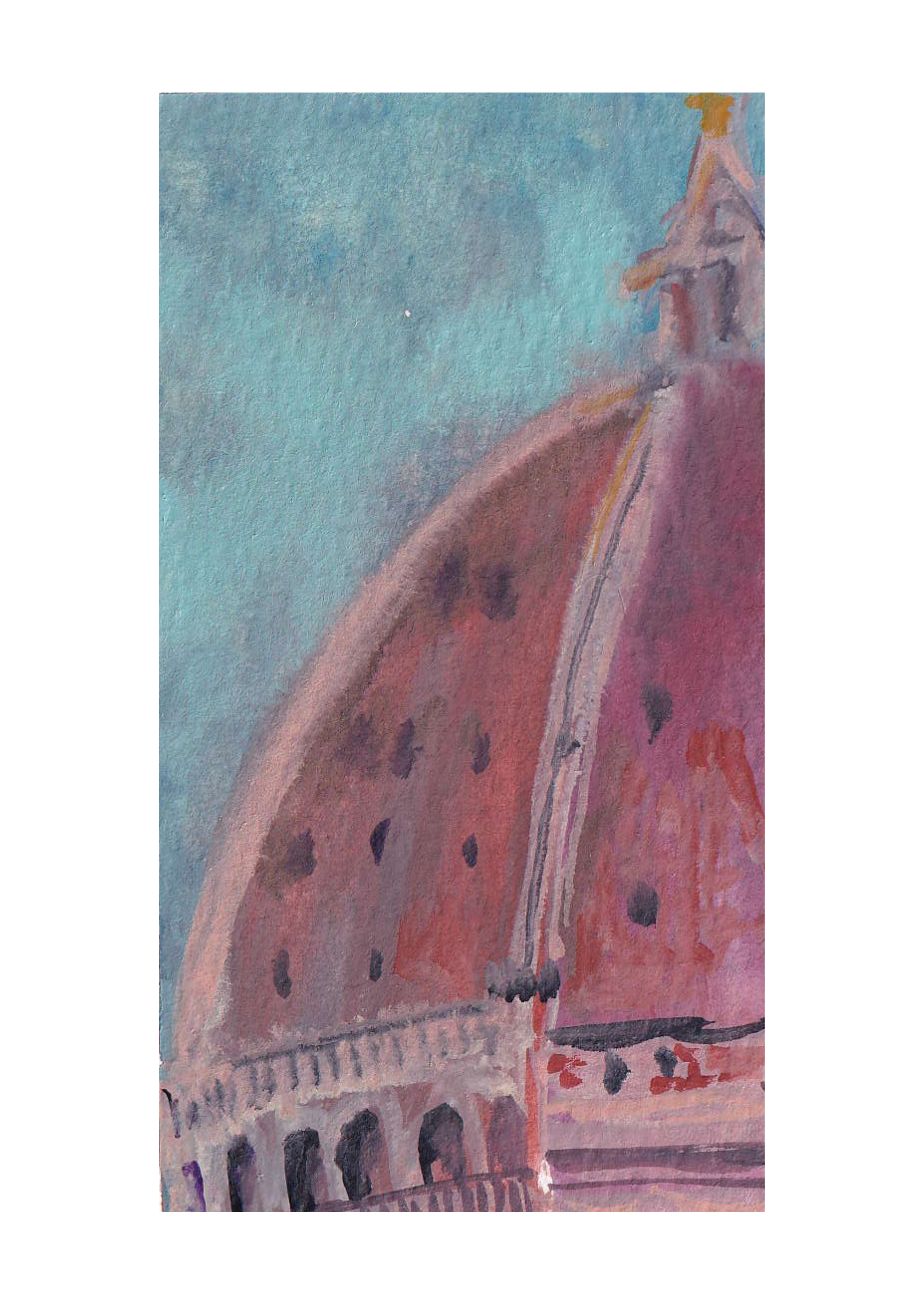 The Duomo, Cattedrale di Santa Maria del Fiore | Florence, Italy | Watercolour Print