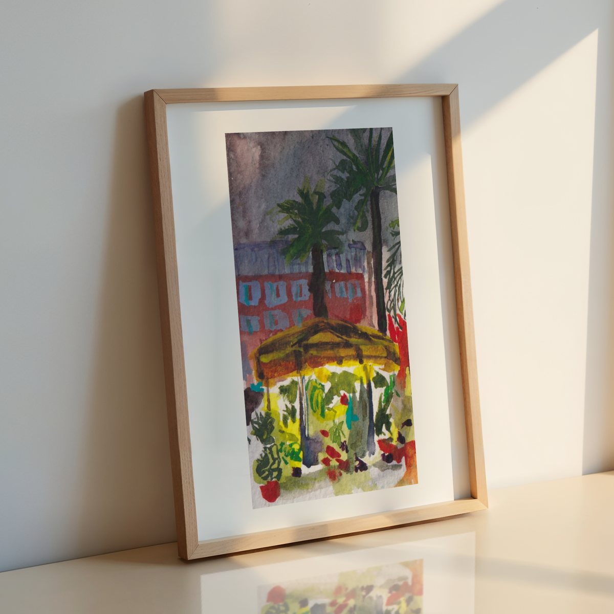 The Flower Stand, Piazza di Spagna | Rome, Italy | Watercolour Print