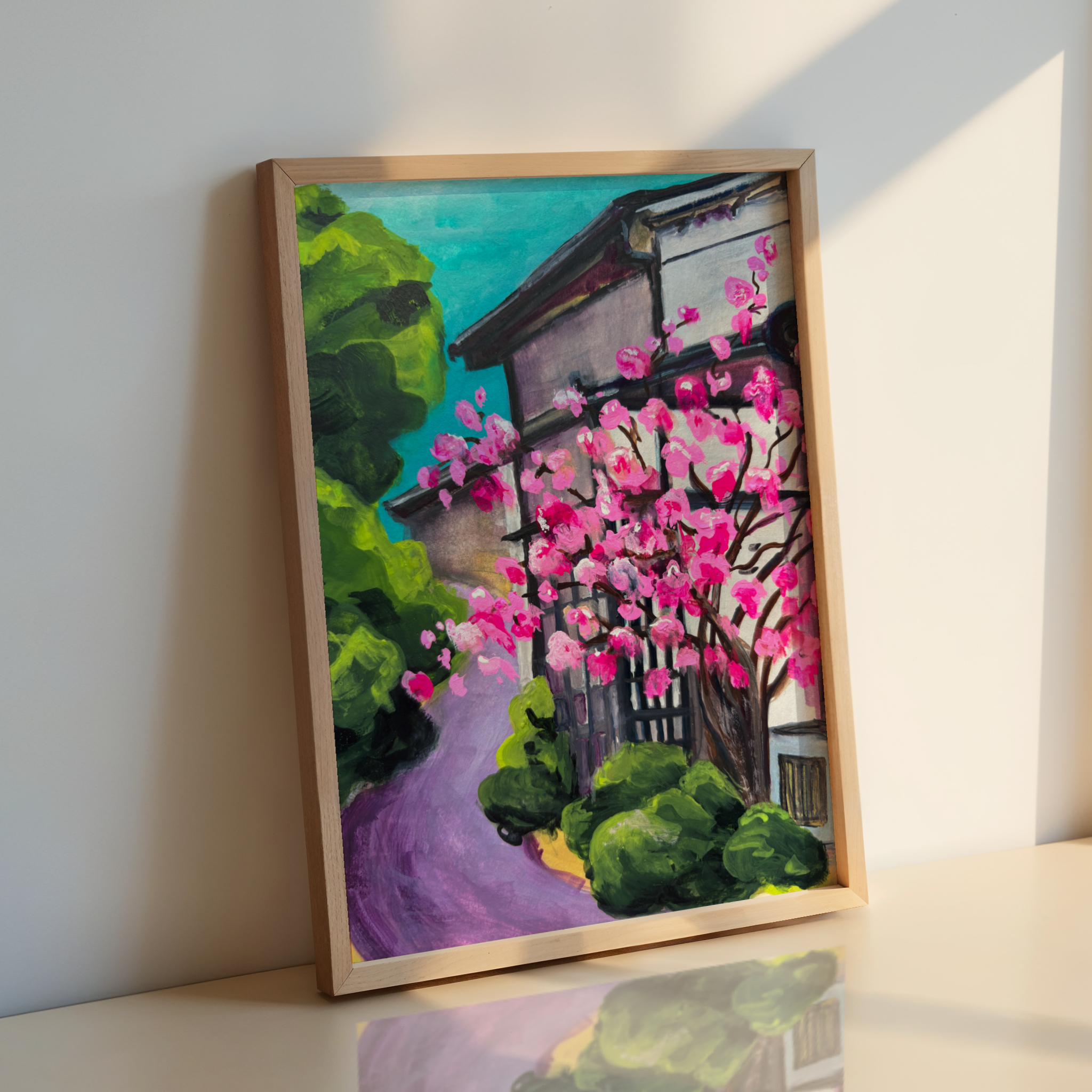 Arashiyama Teeny Streets | Kyoto, Japan | Watercolour & Gouache Print